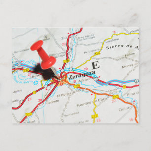 Cartão Postal Zaragoza, Aragão, Espanha