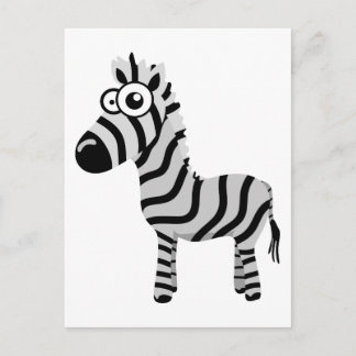 Cartão Postal zebra cufa