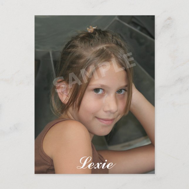 Cartão Postal Zeds da placa Comp de captura de cabeça do modelo (Frente)