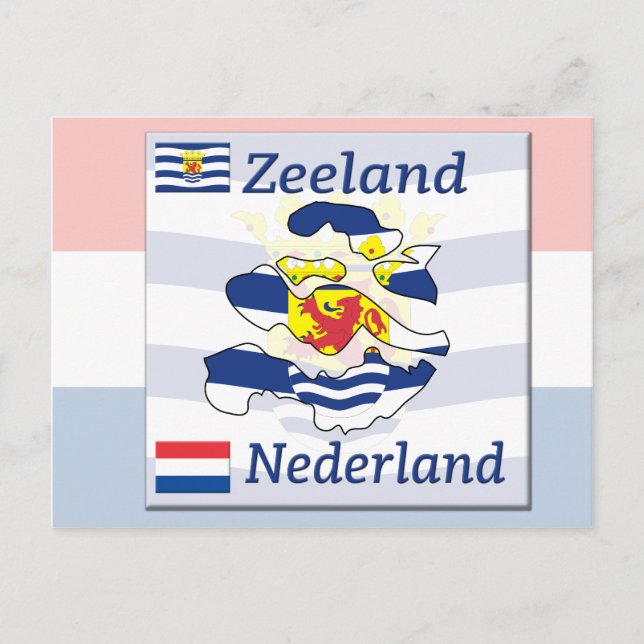 Cartão Postal Zeeland - Nederland (Frente)