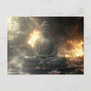 CARTÃO POSTAL ZEN - BUDISMO - MEDITAÇÃO