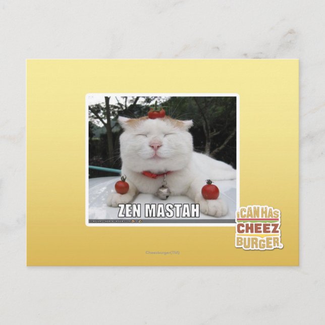 Cartão Postal Zen Mastah (Frente)
