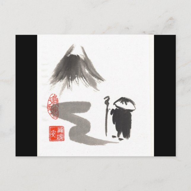 Cartão Postal Zen Pilgrim (Frente)