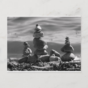 Cartão Postal Zen Rocks