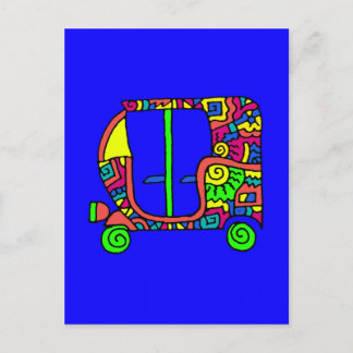 Cartão Postal zenscrawl autorickshaw