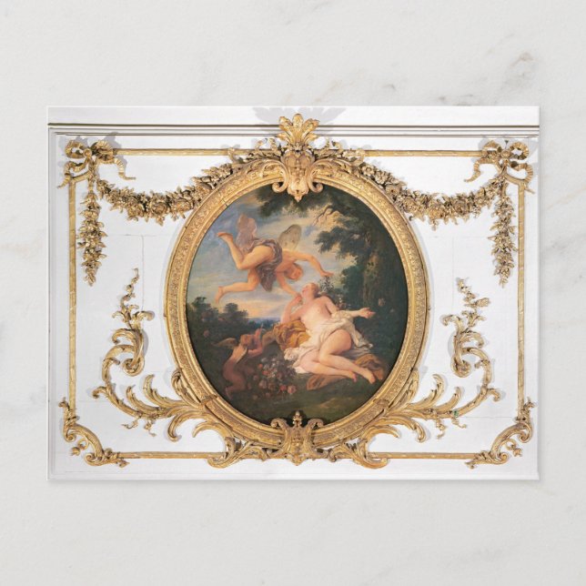 Cartão Postal Zephyr e Flora, do Salle de Conseil (Frente)