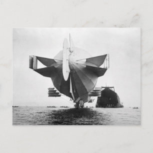 Cartão Postal Zeppelin Airship, 1908