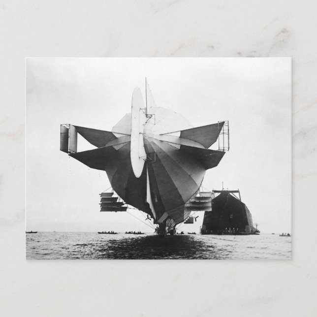 Cartão Postal Zeppelin Airship 1908 (Frente)