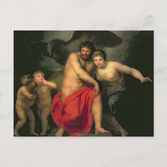 Cartão Postal Zeus e Hera no Monte Ida, 1775 (Frente)