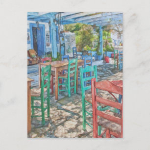 Cartão Postal Zia Village, Kos Island, Grécia