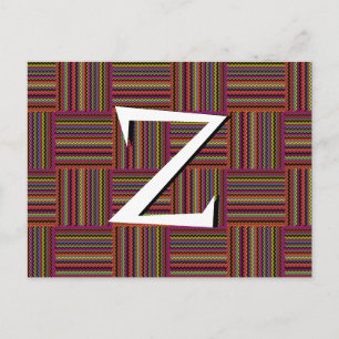 Cartão Postal Zig-Zags