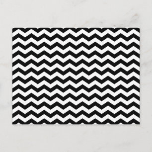 Cartão Postal Zigue-zague Branco e Preto