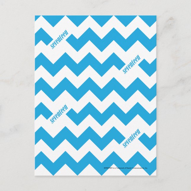 Cartão Postal ZigZag Aqua (Frente)