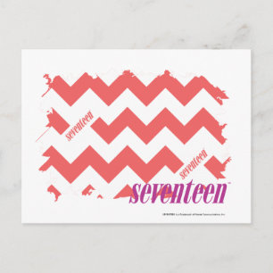 Cartão Postal ZigZag Pink 2