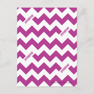 Cartão Postal ZigZag Roxo