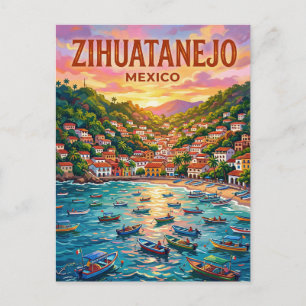 Cartão Postal Zihuatanejo México