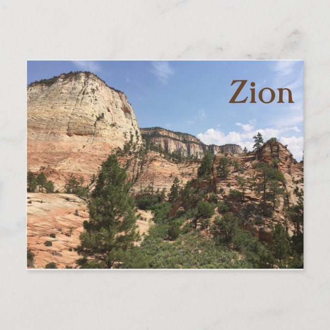 Cartão Postal Zion National Park EUA (Frente)