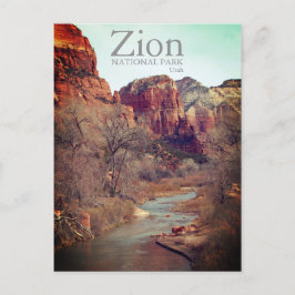 Cartão Postal Zion National Park Landscape
