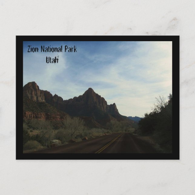 Cartão Postal Zion National Park, Utah (Frente)