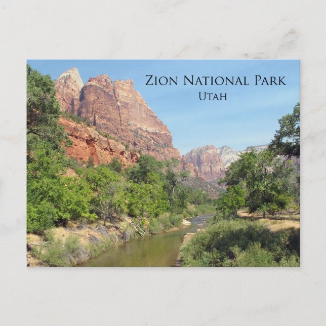 Cartão Postal Zion National Park, Utah (Frente)