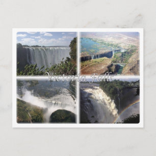 Cartão Postal ZM Zâmbia - Zimbabué - Victoria Falls -