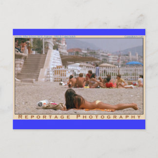 Cartão Postal ZNICEGoldBikini