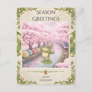 Cartão Postal Zochi no Festival de Cerejeira em Flor