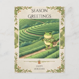 Cartão Postal Zochi nos Campos de Chá de Boseong