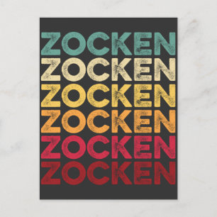 Cartão Postal Zocken Vintage Videospiel süchtiger Gamer