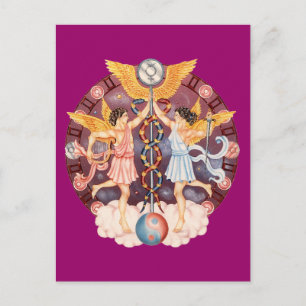 Cartão Postal Zodiac Gemini - Personalize!