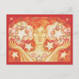 Cartão postal Zodiac Libra