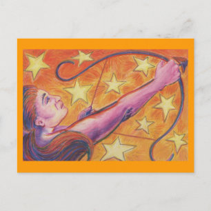 Cartão postal Zodiac Sagittarius