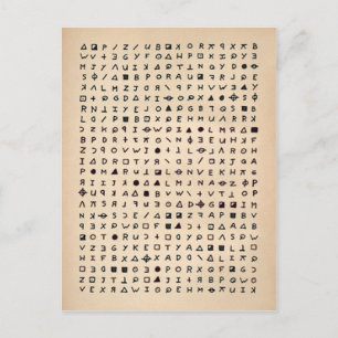 Cartão postal Zodiac Vintage