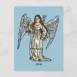 Cartão Postal Zodiac: Virgo, 1482
