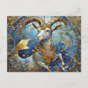 Cartão Postal Zodíaco - Capricórnio o Bode Marinho