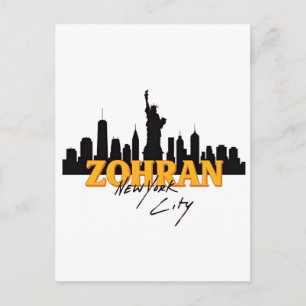 Cartão Postal Zohran Mamdani para Prefeito NYC Democrata