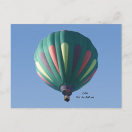 Cartão postal Zollie Hot Air Balloon