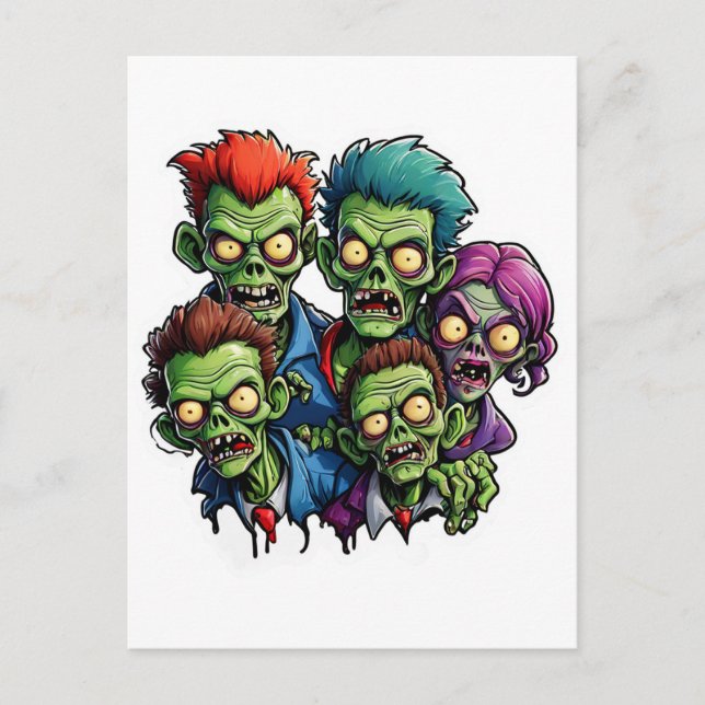Cartão Postal Zombie Apocalypse (Frente)