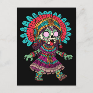 Cartão Postal Zombie asttec