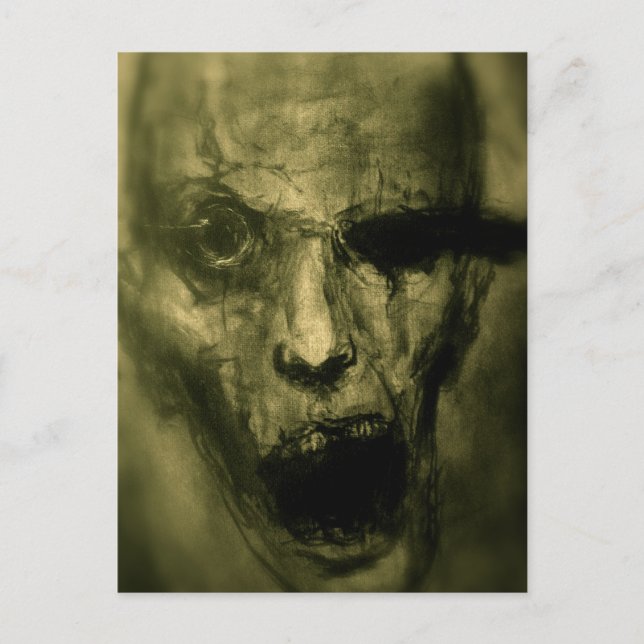 Cartão postal ZOMBIE, de "O Alexander Tormentado" (Frente)