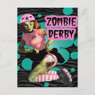 Cartão Postal Zombie Derby