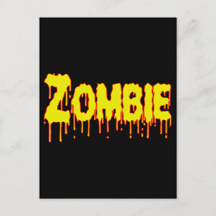 Cartão Postal Zombie Dripe