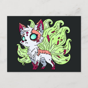 Cartão Postal Zombie Kitsune