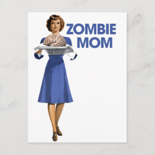 Cartão Postal Zombie Mãe