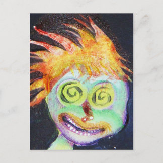 Cartão Postal Zombie POP Art