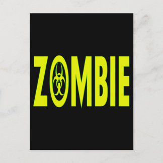 Cartão Postal Zombie radioativa