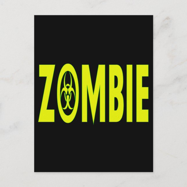 Cartão Postal Zombie radioativa (Frente)
