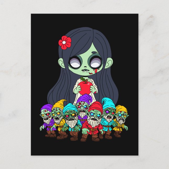 Cartão Postal Zombie Snow White (Frente)