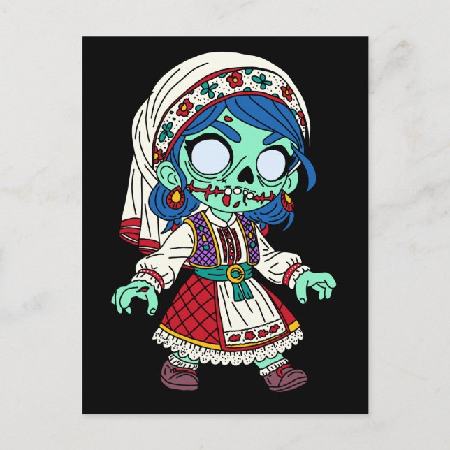 Cartão Postal Zombie Turca (Frente)