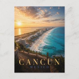 Cartão Postal Zona Hoteleira de Cancun México REALMS